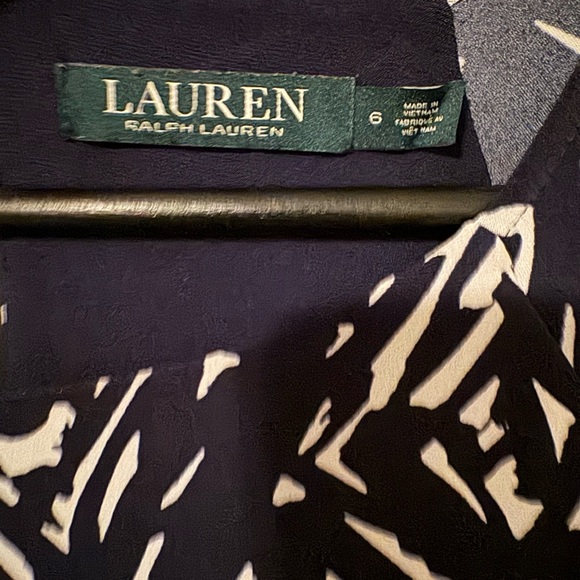 Ralph Lauren Navy & white dress size 6 - Picture 2 of 6